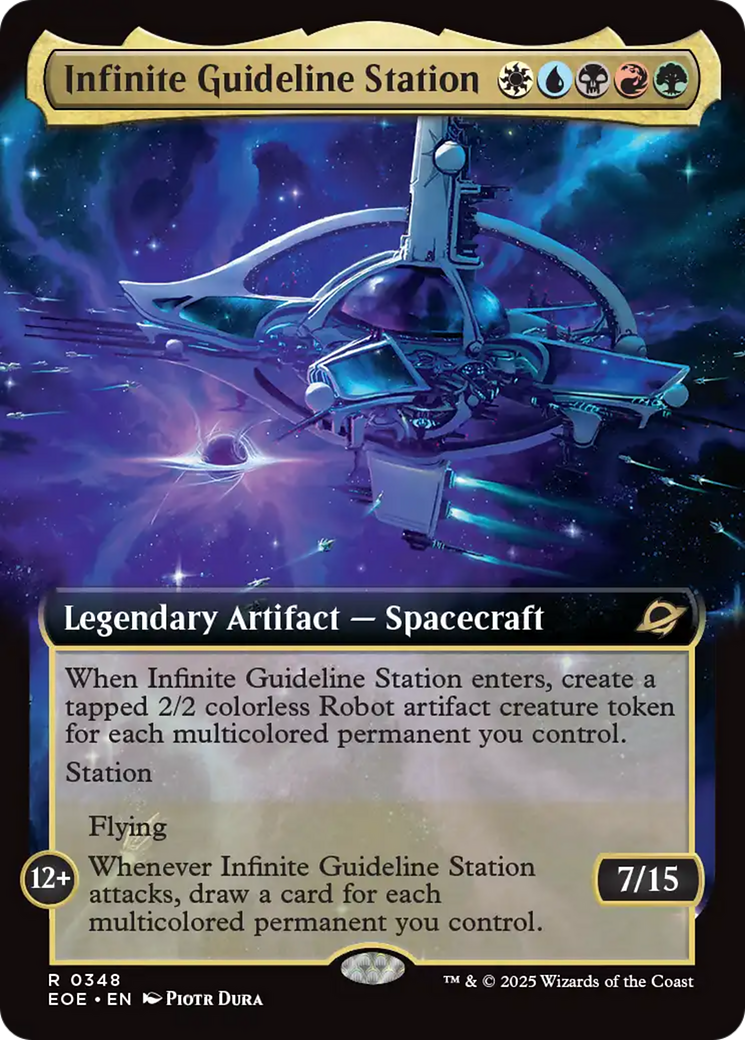Infinite Guideline Station (Extended Art) [Edge of Eternities] | Card Merchant Takapuna