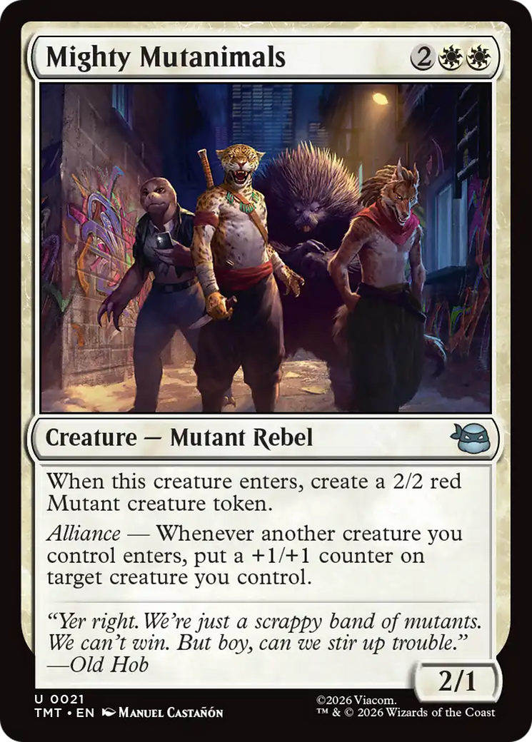 Mighty Mutanimals [Teenage Mutant Ninja Turtles] | Card Merchant Takapuna