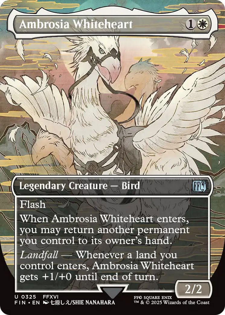 Ambrosia Whiteheart (Borderless) [FINAL FANTASY] | Card Merchant Takapuna