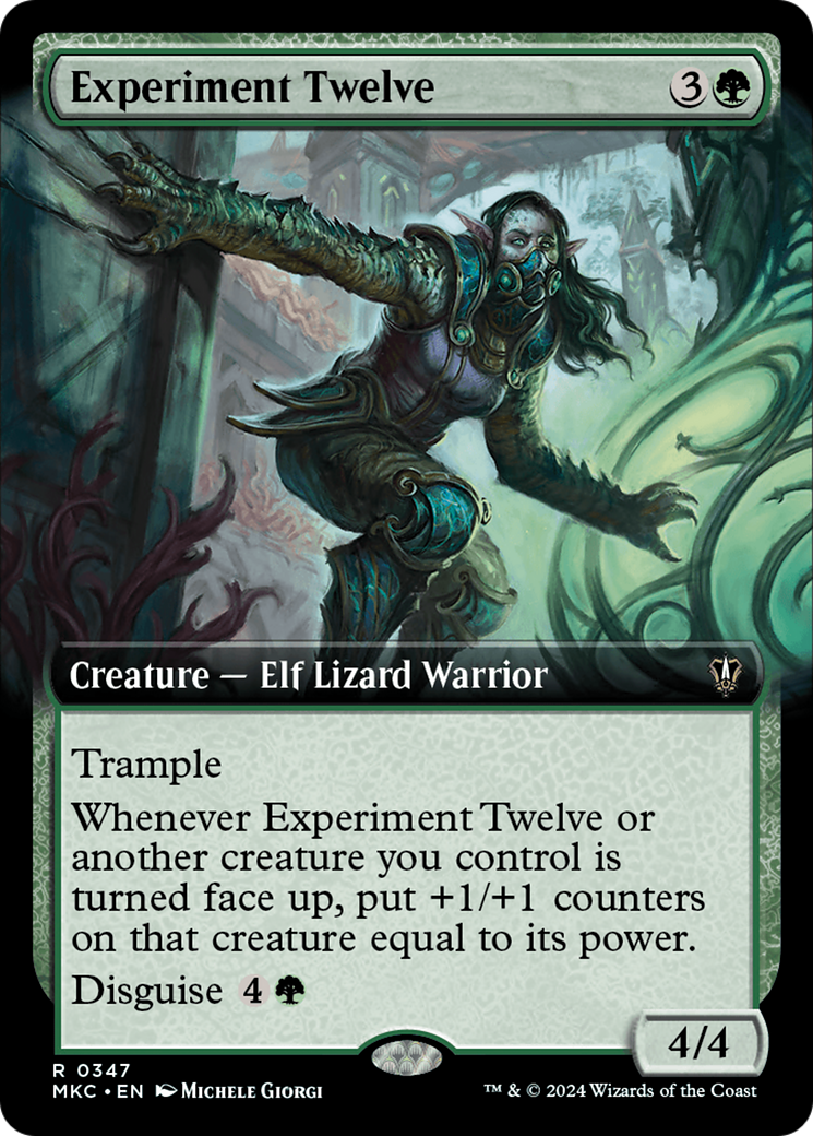 Experiment Twelve (Extended Art) [Murders at Karlov Manor Commander] | Card Merchant Takapuna