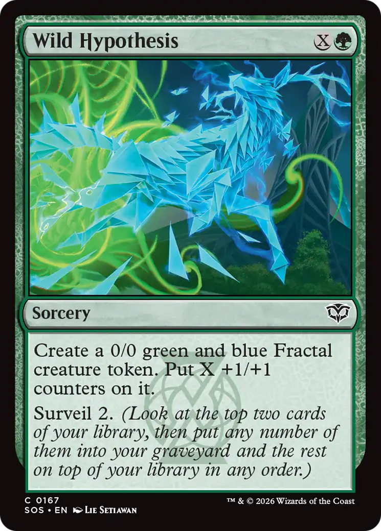 Wild Hypothesis [Secrets of Strixhaven] | Card Merchant Takapuna