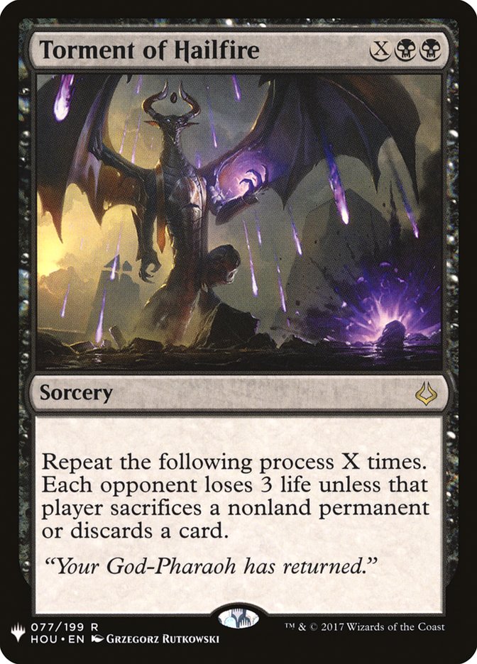 Torment of Hailfire [Mystery Booster] | Card Merchant Takapuna