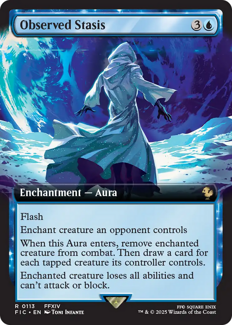 Observed Stasis (Extended Art) [FINAL FANTASY Commander] | Card Merchant Takapuna