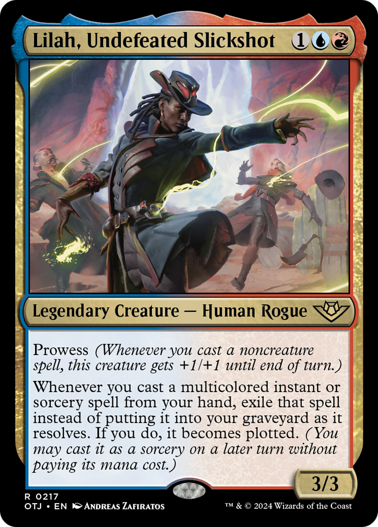 Lilah, Undefeated Slickshot [Outlaws of Thunder Junction] | Card Merchant Takapuna