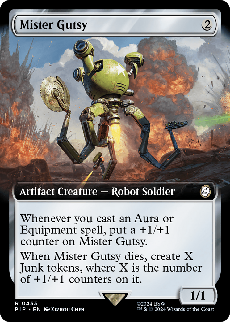 Mister Gutsy (Extended Art) [Fallout] | Card Merchant Takapuna