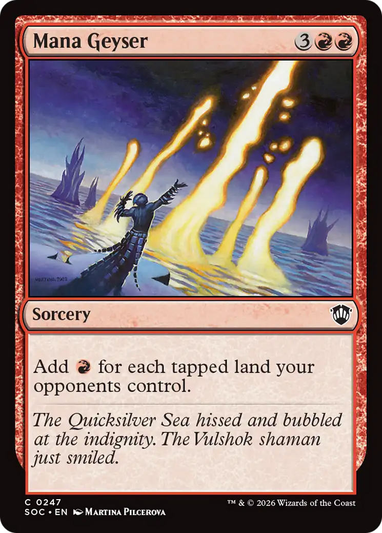 Mana Geyser [Secrets of Strixhaven Commander] | Card Merchant Takapuna
