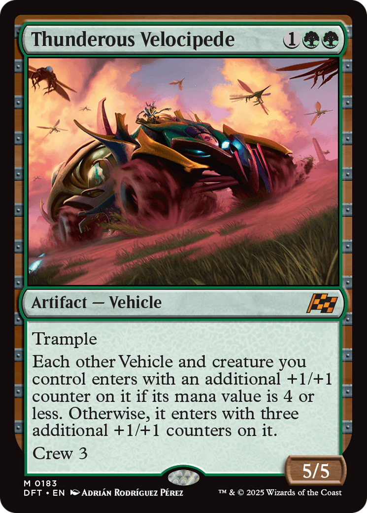 Thunderous Velocipede [Aetherdrift] | Card Merchant Takapuna