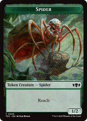 Spider // Bird Double-Sided Token [Tarkir: Dragonstorm Commander Tokens] | Card Merchant Takapuna