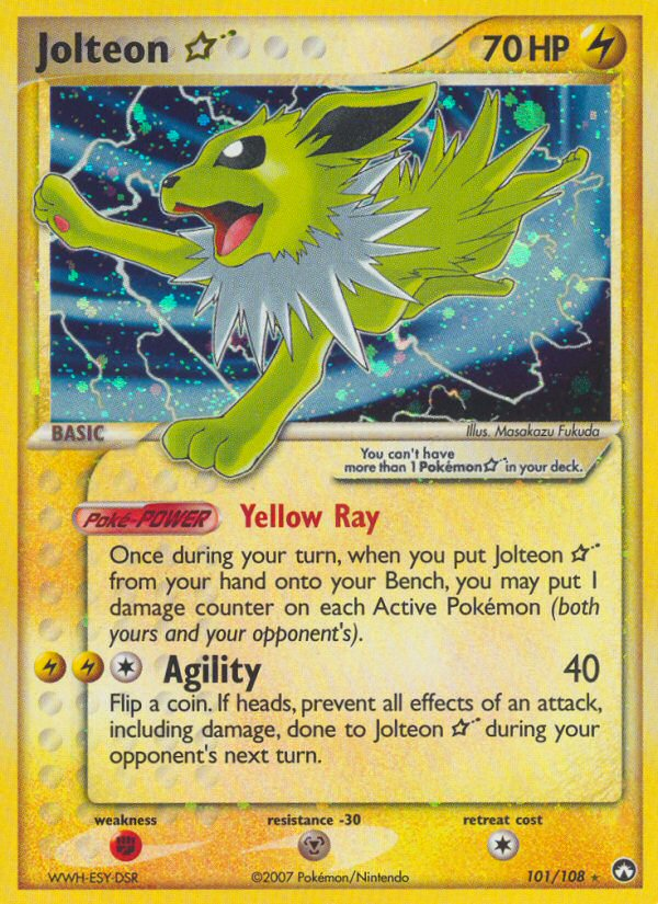 Jolteon Star (101/108) [EX: Power Keepers] | Card Merchant Takapuna