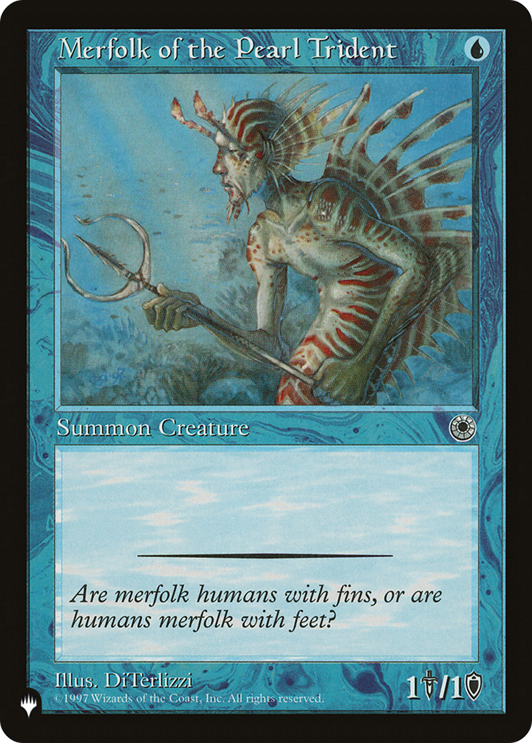 Merfolk of the Pearl Trident [The List] | Card Merchant Takapuna