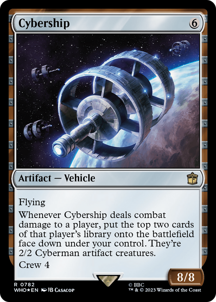 Cybership (Surge Foil) [Doctor Who] | Card Merchant Takapuna