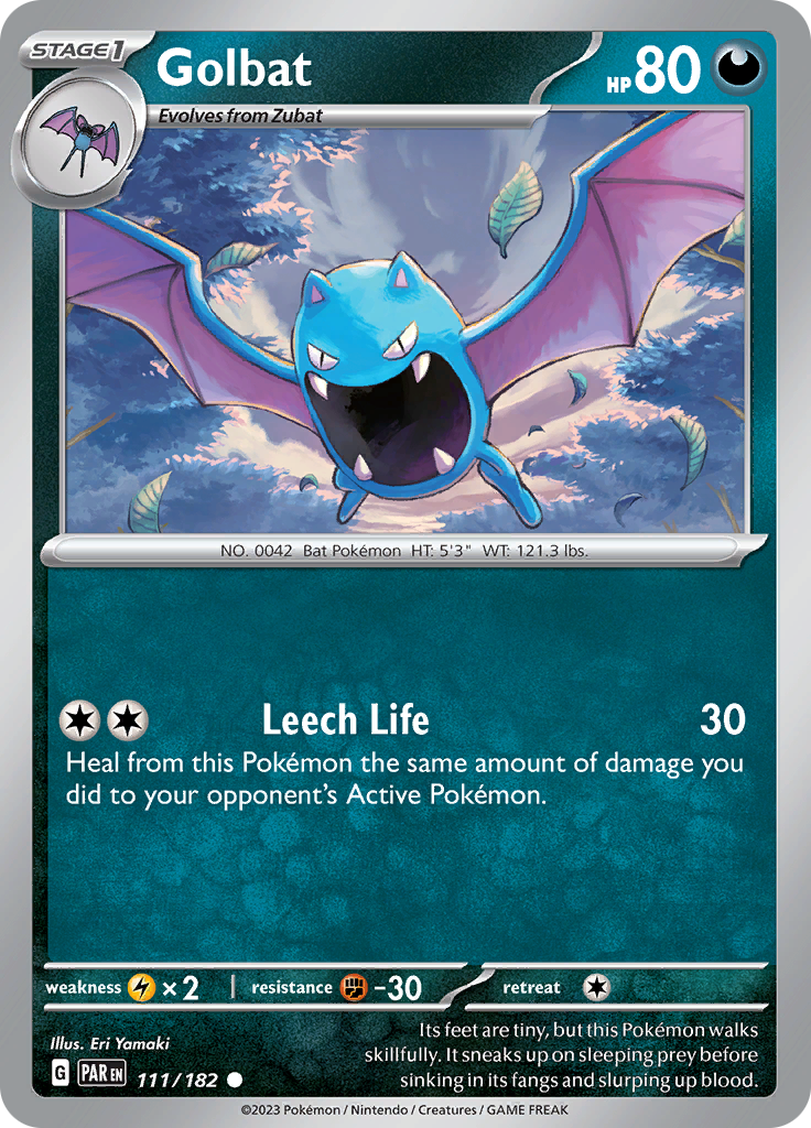 Golbat (111/182) [Scarlet & Violet: Paradox Rift] | Card Merchant Takapuna