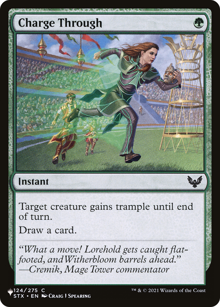 Charge Through [The List] | Card Merchant Takapuna