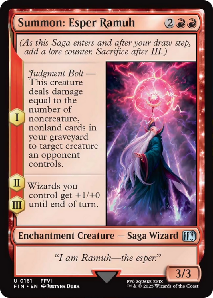 Summon: Esper Ramuh [FINAL FANTASY] | Card Merchant Takapuna