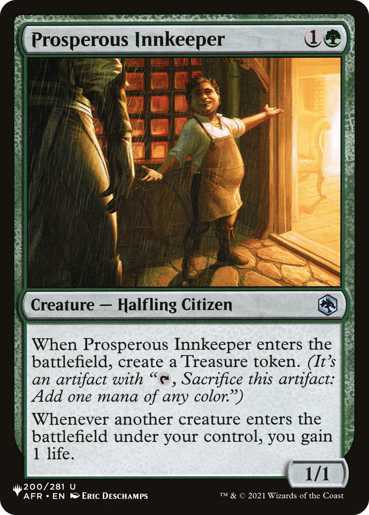 Prosperous Innkeeper [The List] | Card Merchant Takapuna