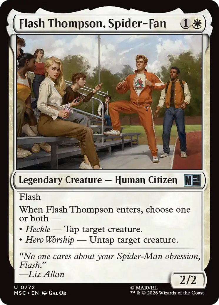 Flash Thompson, Spider-Fan [Marvel Super Heroes Commander] | Card Merchant Takapuna