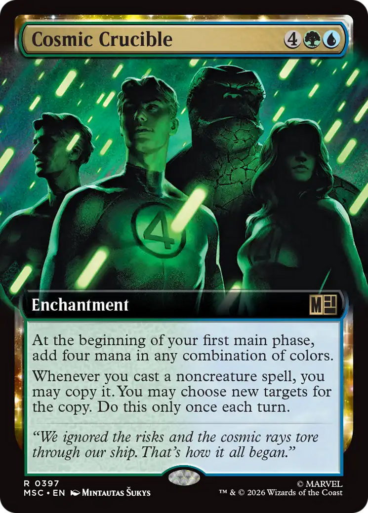 Cosmic Crucible (Extended Art) [Marvel Super Heroes Commander] | Card Merchant Takapuna