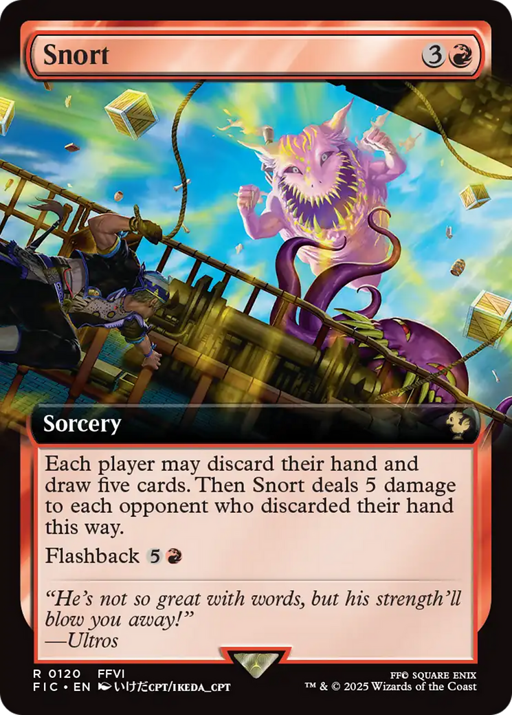 Snort (Extended Art) [FINAL FANTASY Commander] | Card Merchant Takapuna
