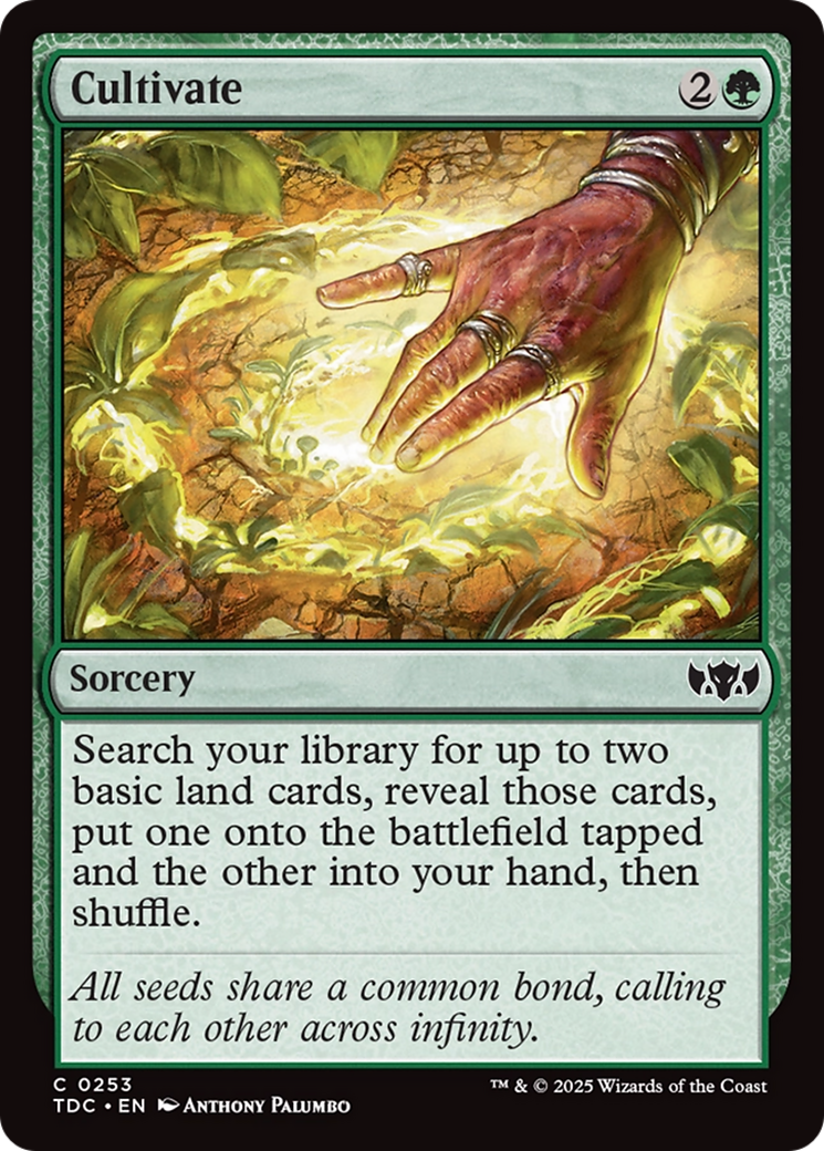 Cultivate [Tarkir: Dragonstorm Commander] | Card Merchant Takapuna