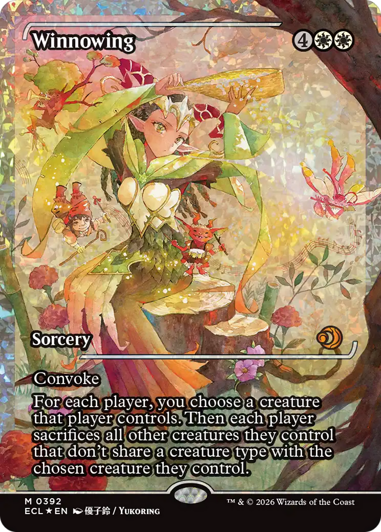 Winnowing (Showcase) (Fracture Foil) [Lorwyn Eclipsed] | Card Merchant Takapuna