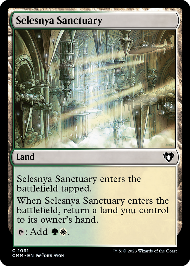 Selesnya Sanctuary [Commander Masters] | Card Merchant Takapuna