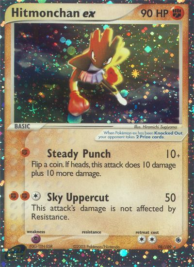 Hitmonchan ex (98/109) [EX: Ruby & Sapphire] | Card Merchant Takapuna