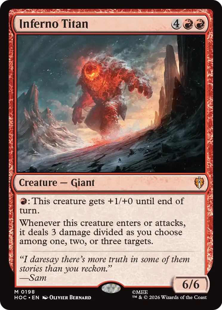 Inferno Titan [The Hobbit: Eternal-Legal] | Card Merchant Takapuna