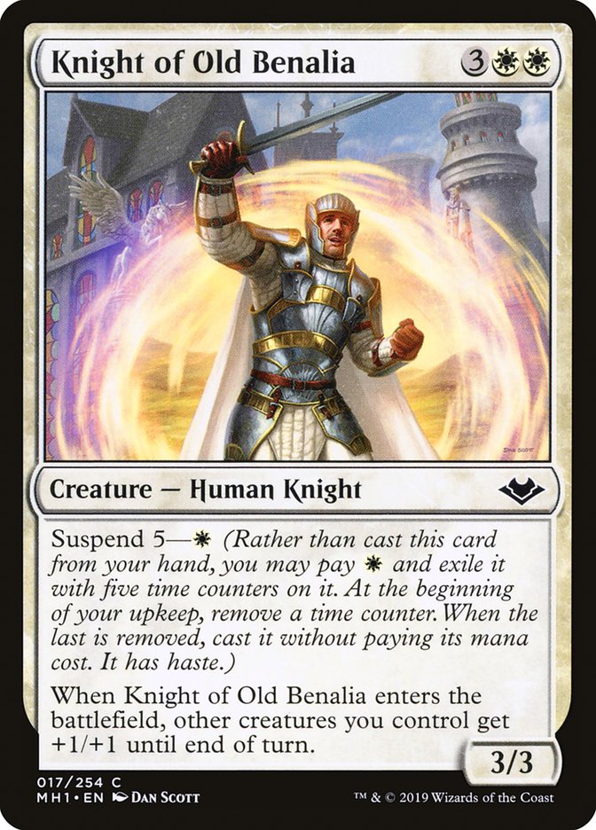 Knight of Old Benalia [Modern Horizons] | Card Merchant Takapuna