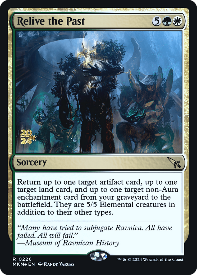 Relive the Past [Murders at Karlov Manor Prerelease Promos] | Card Merchant Takapuna