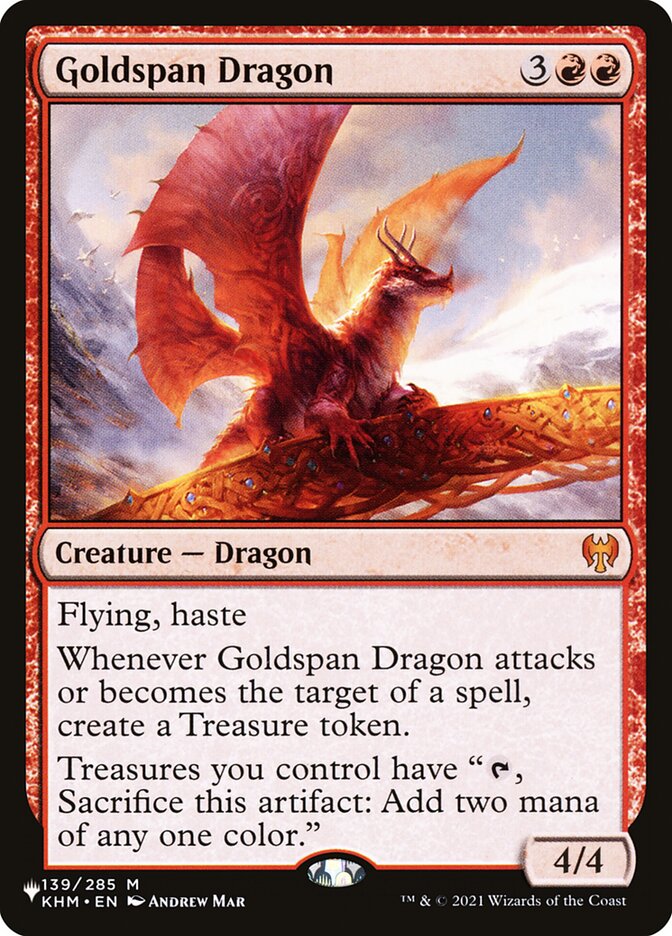 Goldspan Dragon [The List] | Card Merchant Takapuna