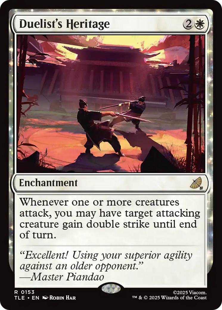 Duelist's Heritage [Avatar: The Last Airbender: Eternal-Legal] | Card Merchant Takapuna