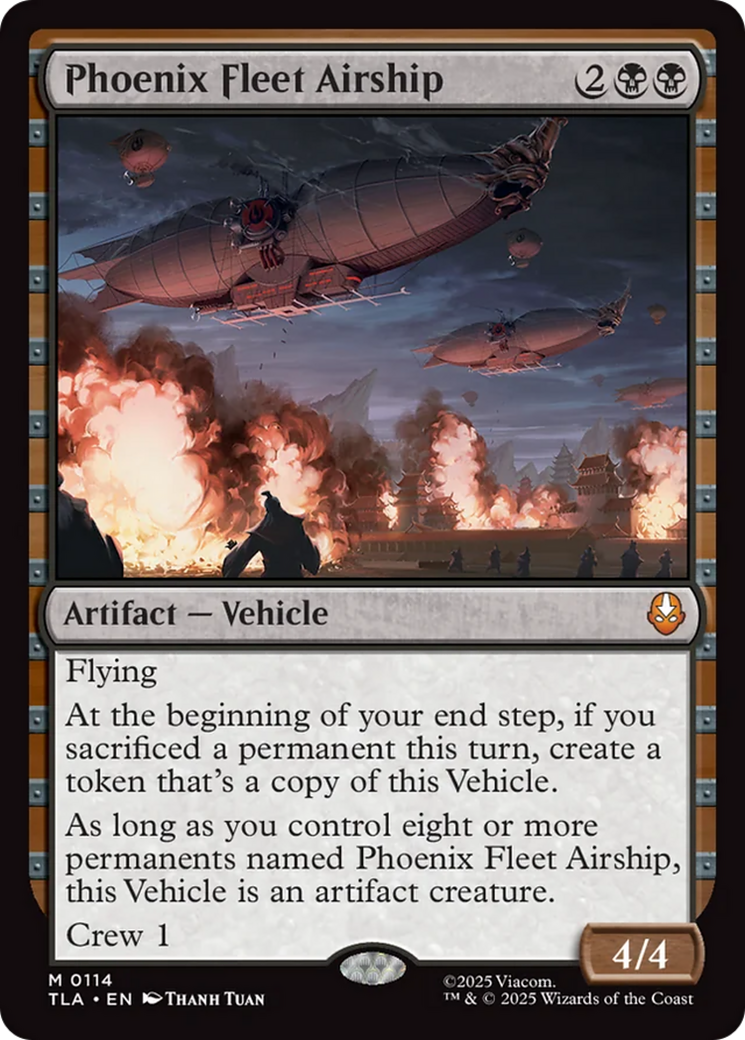 Phoenix Fleet Airship [Avatar: The Last Airbender] | Card Merchant Takapuna