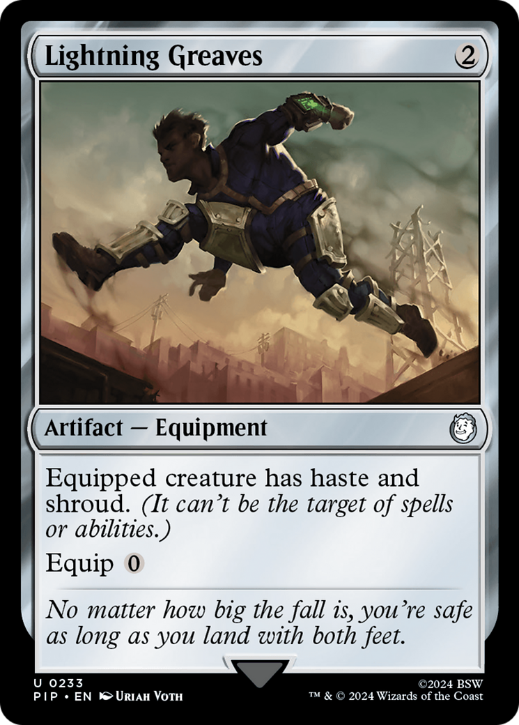 Lightning Greaves [Fallout] | Card Merchant Takapuna