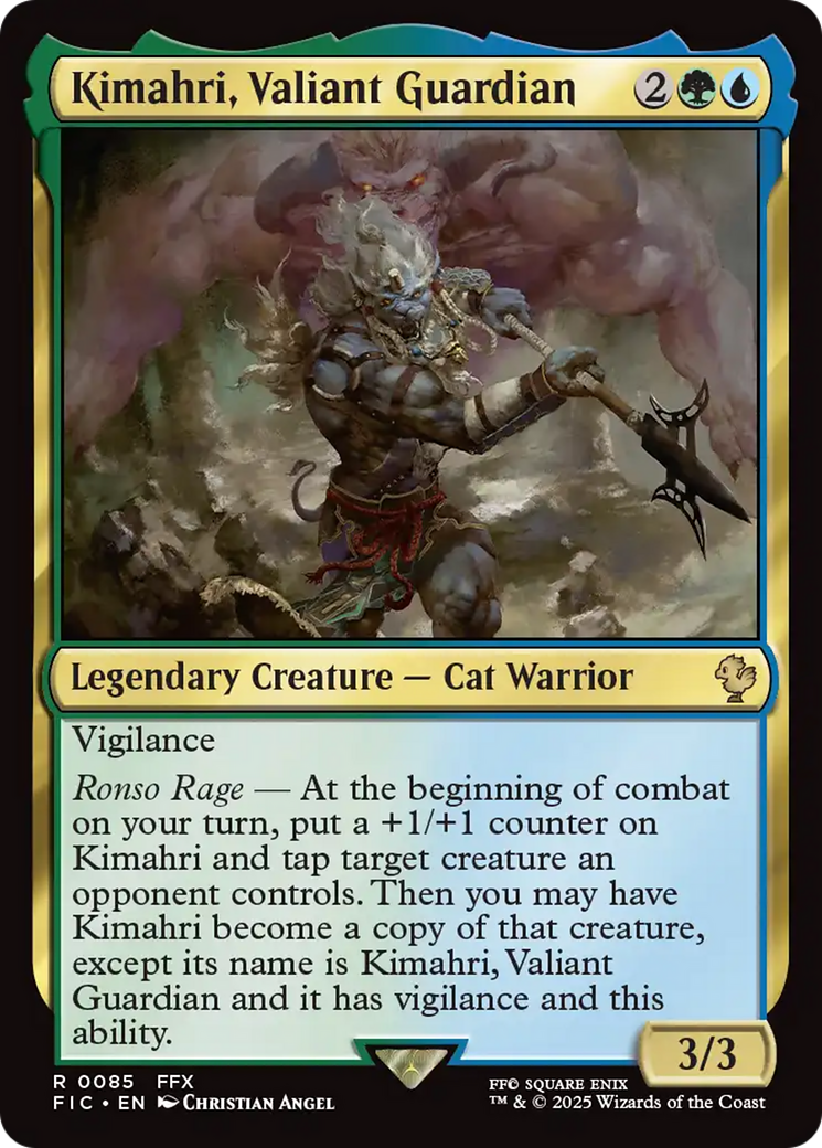 Kimahri, Valiant Guardian [FINAL FANTASY Commander] | Card Merchant Takapuna