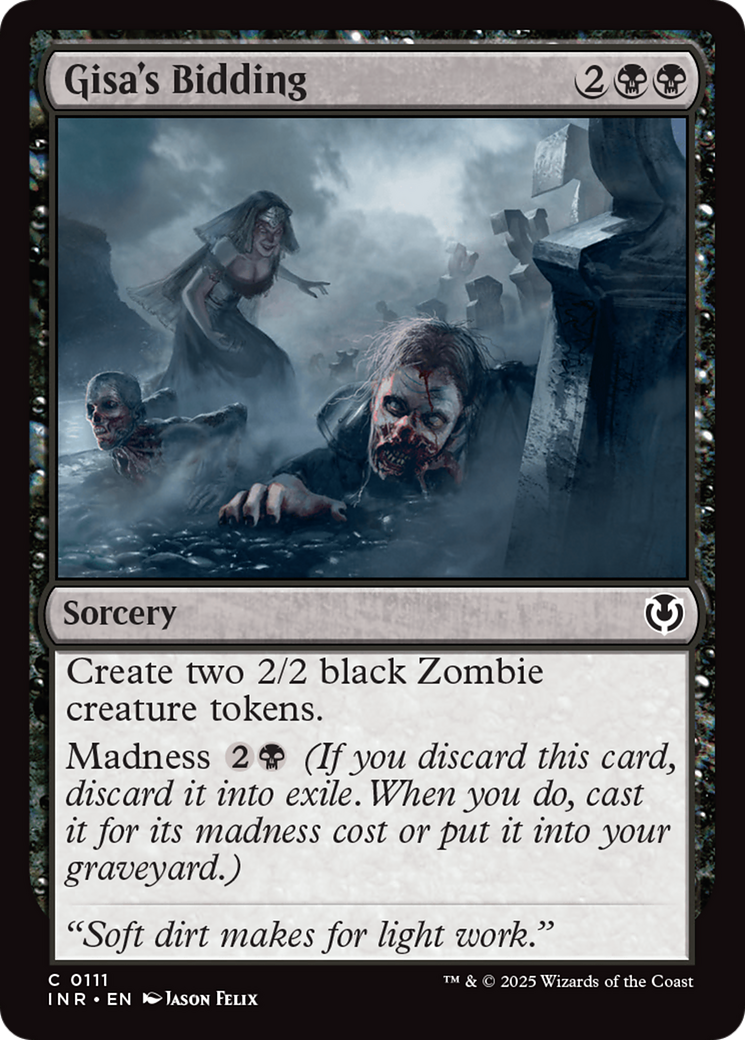 Gisa's Bidding [Innistrad Remastered] | Card Merchant Takapuna