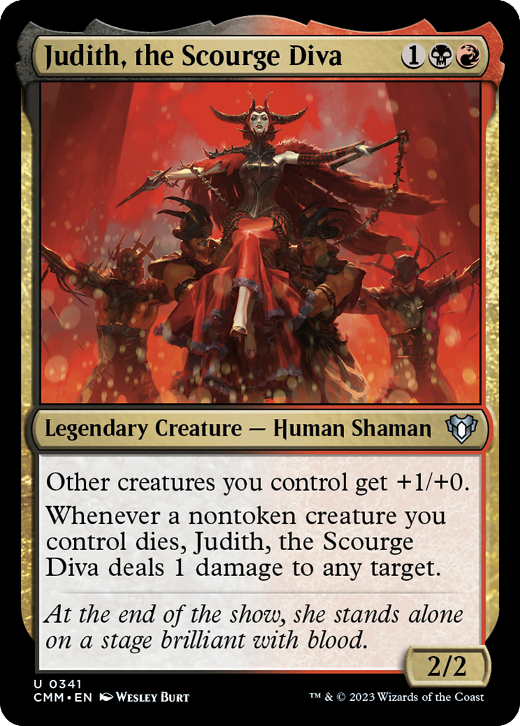 Judith, the Scourge Diva [Commander Masters] | Card Merchant Takapuna