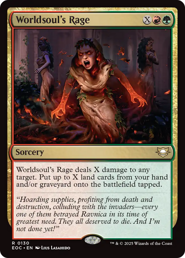 Worldsoul's Rage [Edge of Eternities Commander] | Card Merchant Takapuna