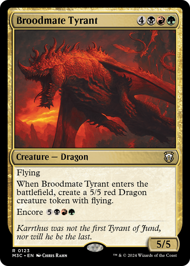 Broodmate Tyrant [Modern Horizons 3 Commander] | Card Merchant Takapuna