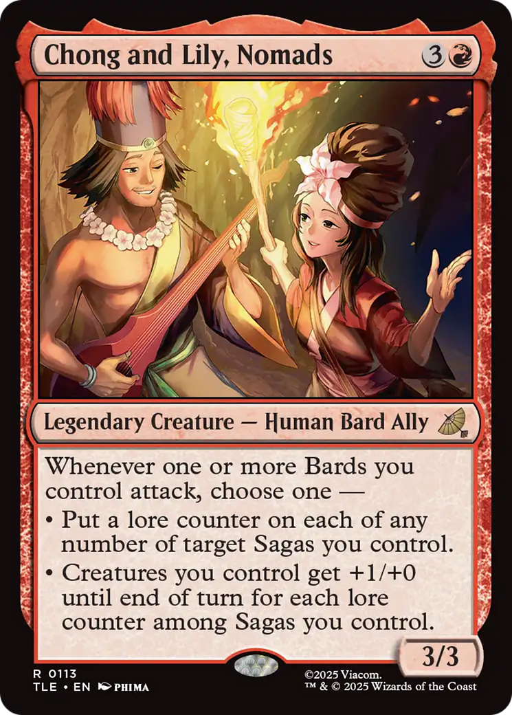 Chong and Lily, Nomads [Avatar: The Last Airbender: Eternal-Legal] | Card Merchant Takapuna