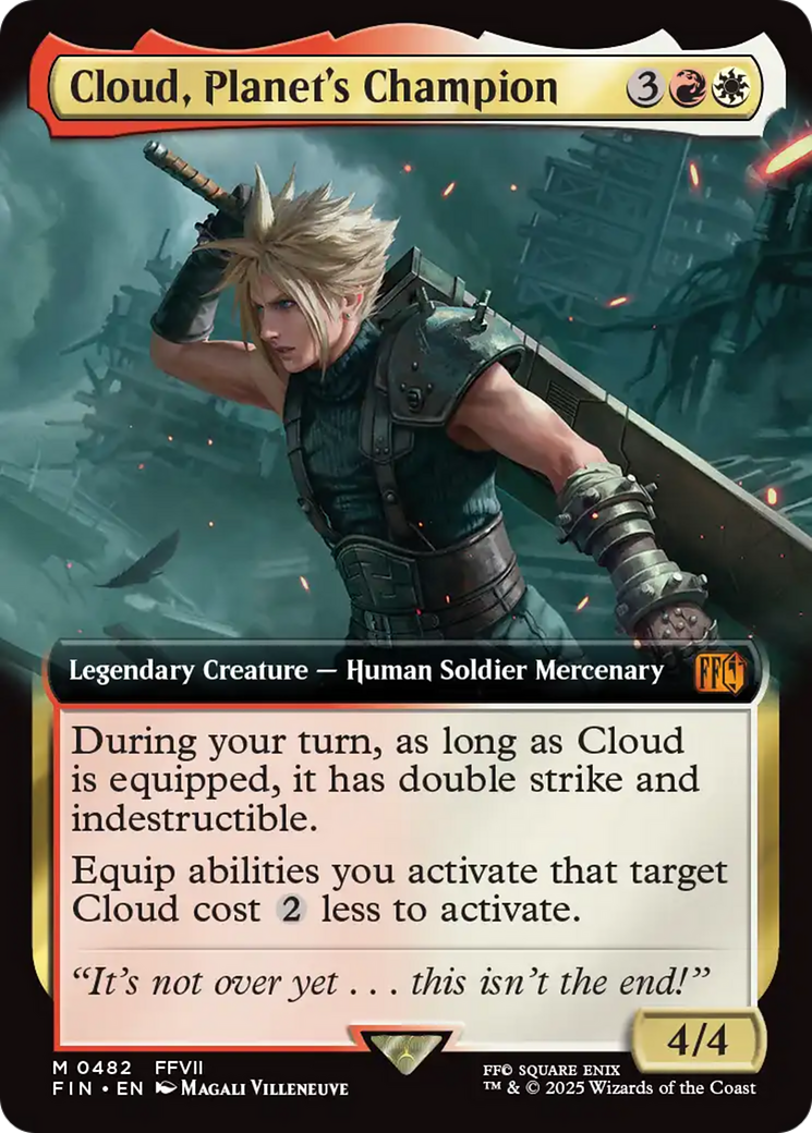 Cloud, Planet's Champion (Extended Art) [FINAL FANTASY] | Card Merchant Takapuna