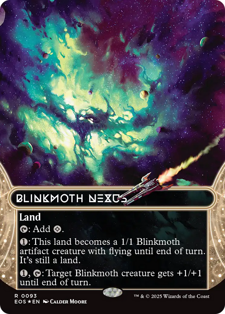 Blinkmoth Nexus (0093) (Borderless) (Galaxy Foil) [Edge of Eternities: Stellar Sights] | Card Merchant Takapuna