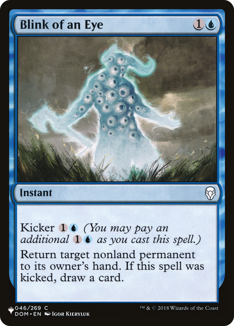 Blink of an Eye [The List] | Card Merchant Takapuna