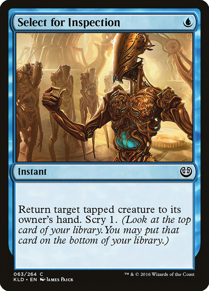 Select for Inspection [Kaladesh] | Card Merchant Takapuna