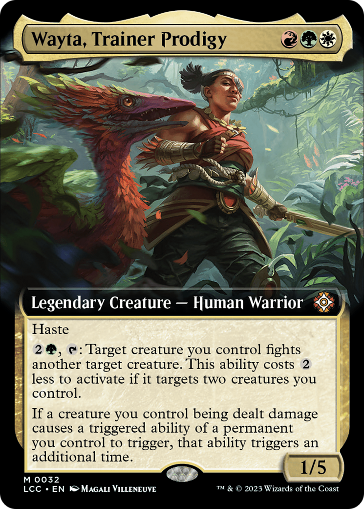 Wayta, Trainer Prodigy (Extended Art) [The Lost Caverns of Ixalan Commander] | Card Merchant Takapuna