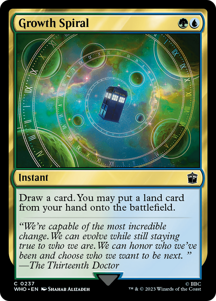 Growth Spiral [Doctor Who] | Card Merchant Takapuna