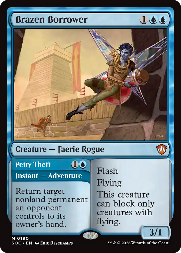 Brazen Borrower [Secrets of Strixhaven Commander] | Card Merchant Takapuna
