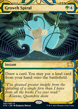 Growth Spiral (Foil Etched) [Strixhaven: Mystical Archive] | Card Merchant Takapuna