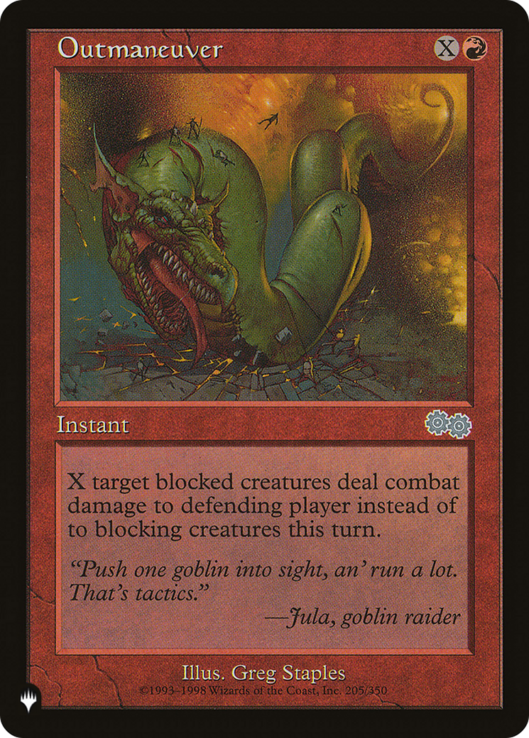 Outmaneuver [The List] | Card Merchant Takapuna