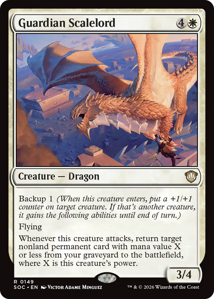 Guardian Scalelord [Secrets of Strixhaven Commander] | Card Merchant Takapuna
