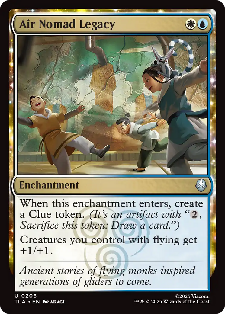 Air Nomad Legacy [Avatar: The Last Airbender] | Card Merchant Takapuna